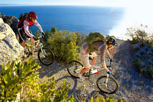 VTT dans les Cinque Terre